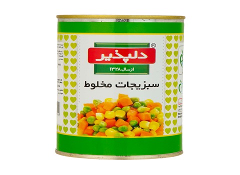 تصویر 5 از قیمت کنسرو مخلوط سبزیجات دلپذیر
