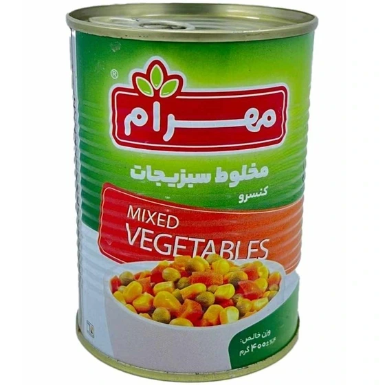 تصویر 2 از فروش عمده کنسرو مخلوط سبزیجات مهرام