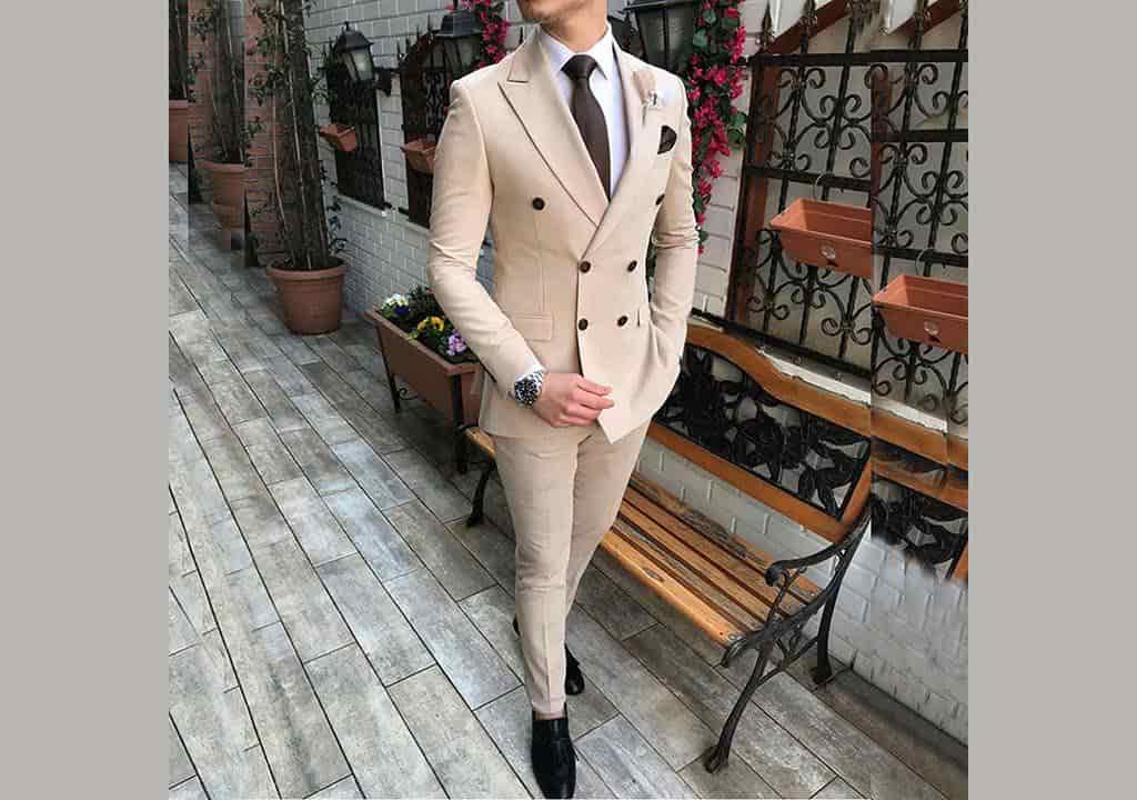 تصویر 1 از قیمت کت و شلوار مردانه مجلسی  با کیفیت ارزان + خرید عمده