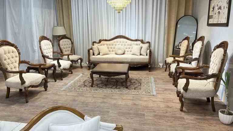 تصویر 4 از قیمت و خرید مبل کلاسیک مدل گندمی فروش صادراتی