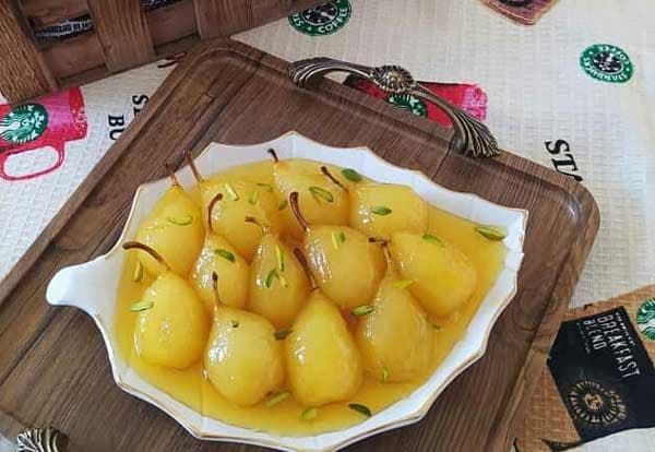 فروش کمپوت گلابی درجه یک + قیمت خرید به صرفه