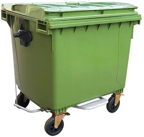 قیمت سطل زباله 660 لیتری در دبی