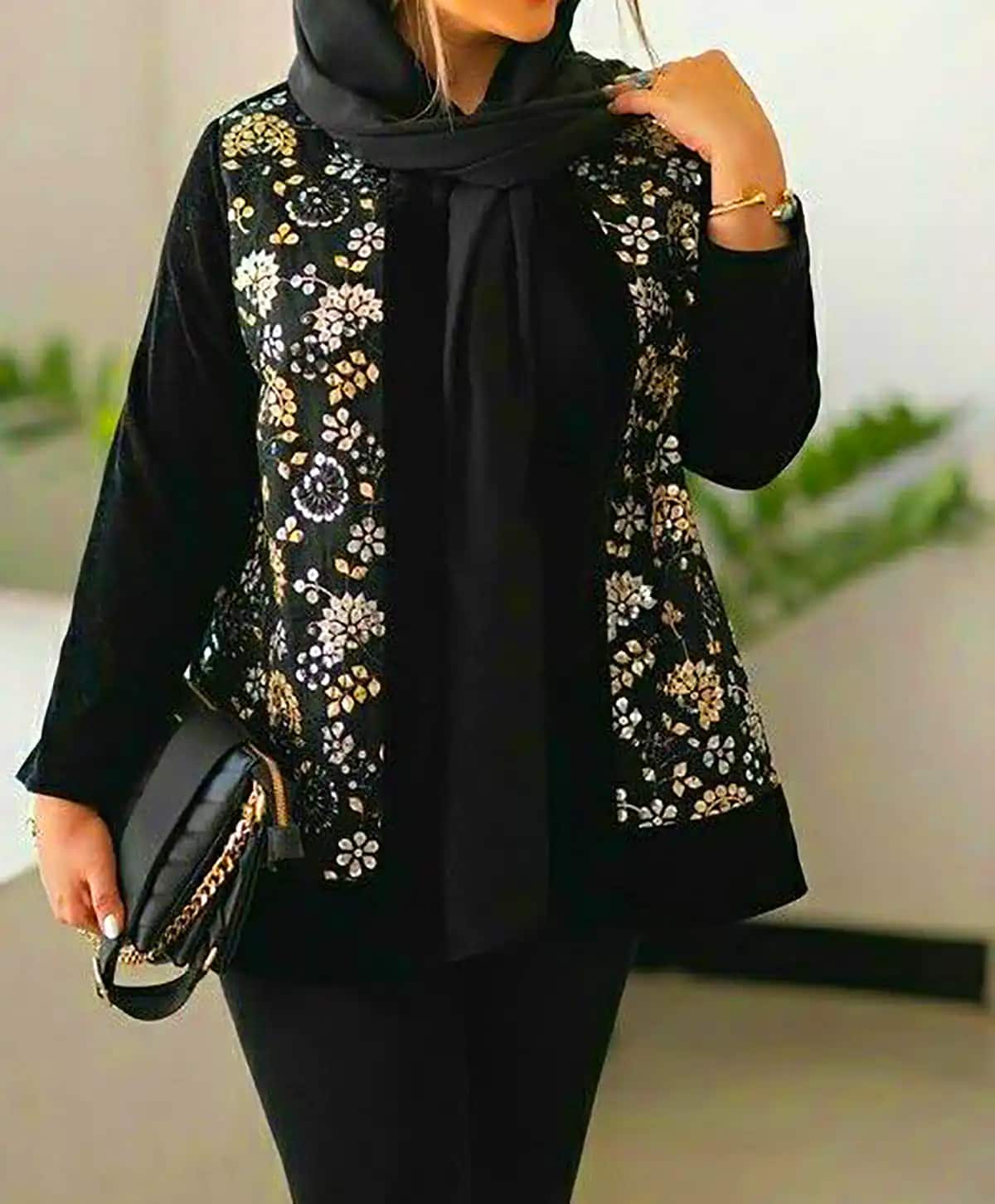 تصویر 2 از کت سوزن دوزی سنتی مناسب استایل مجلسی