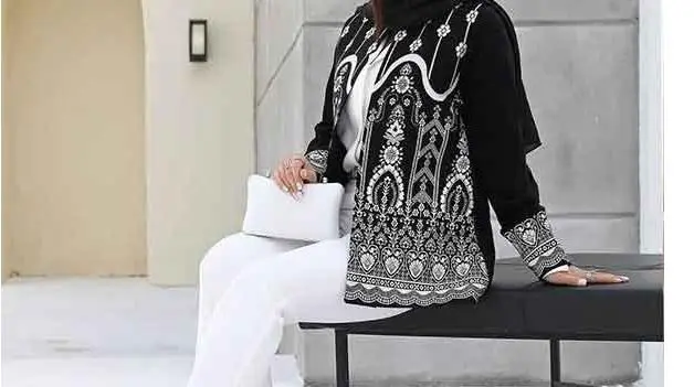 تصویر 3 از کت سوزن دوزی سنتی مناسب استایل مجلسی