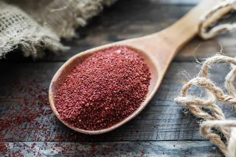 تصویر 1 از سماق قرمز طبیعی رنگ درخشان