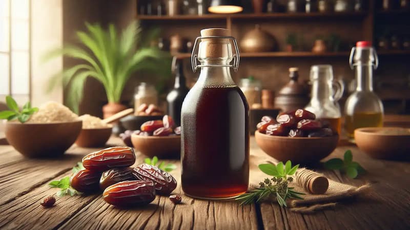 تصویر 3 از سرکه خرما تخمیری فیلترشده با صافی بالا و مناسب برای سالاد
