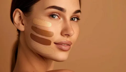 تصویر 3 از کرم پودر پوست گندمی رنگ طبیعی و جلوه مات
