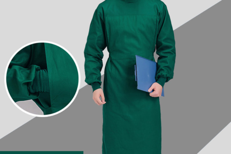 تصویر 2 از گان قابل شستشو با رنگ بندی آرامش بخش و طراحی مناسب بدن