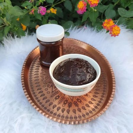 تصویر 2 از رب انار شیرین و ملس گیلانی خانگی بسته بندی شیشه ای