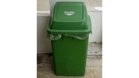 تصویر 5 از سطل زباله پلاستیکی درب باد بزنی با کیفیت عالی