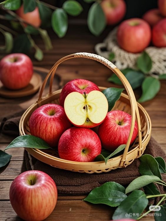 تصویر 5 از سیب قرمز تازه و آبدار با طعم شیرین و طبیعی
