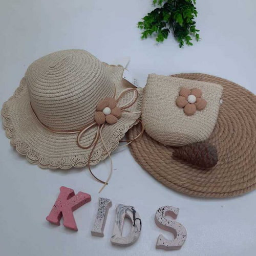 کلاه حصیری بچه‌ گانه عمده با مدل‌ های متنوع