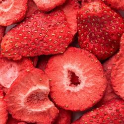 تصویر 1 از فروش فله توت فرنگی پفکی (فریز درای) + قیمت مناسب