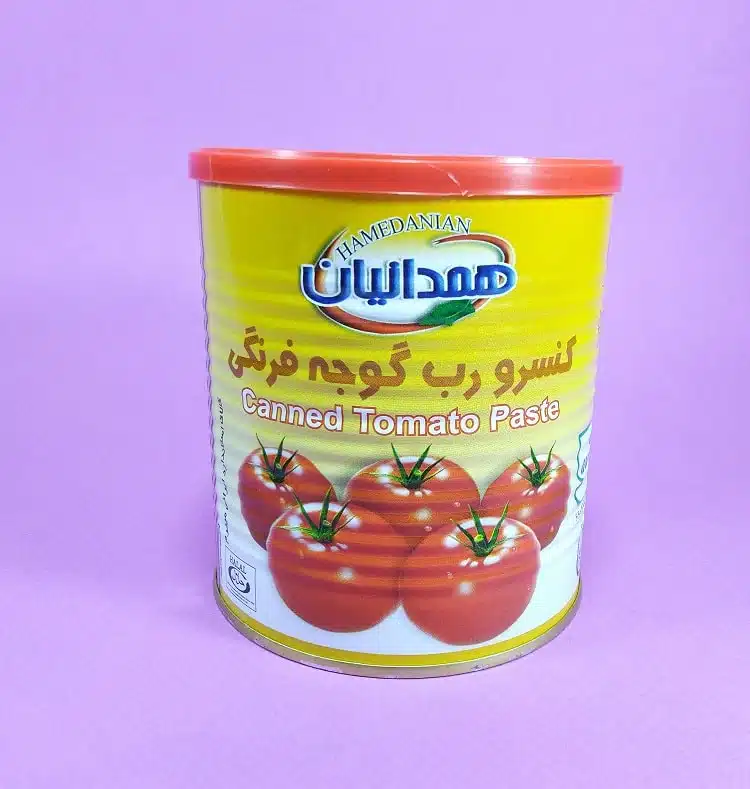 تصویر 4 از رب گوجه فرنگی 800 گرمی همدانیان بسته‌ بندی بهداشتی با گواهی معتبر