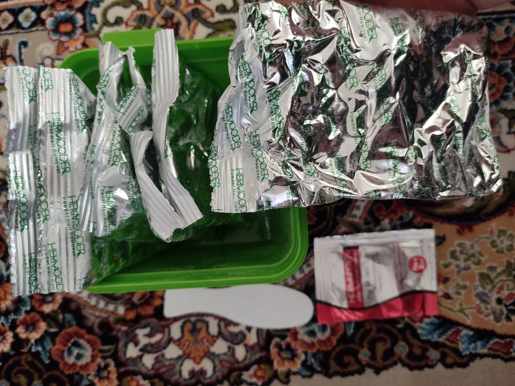 تصویر 1 از پودر موبر هرمودر 300 گرمی با بسته بندی بهداشتی