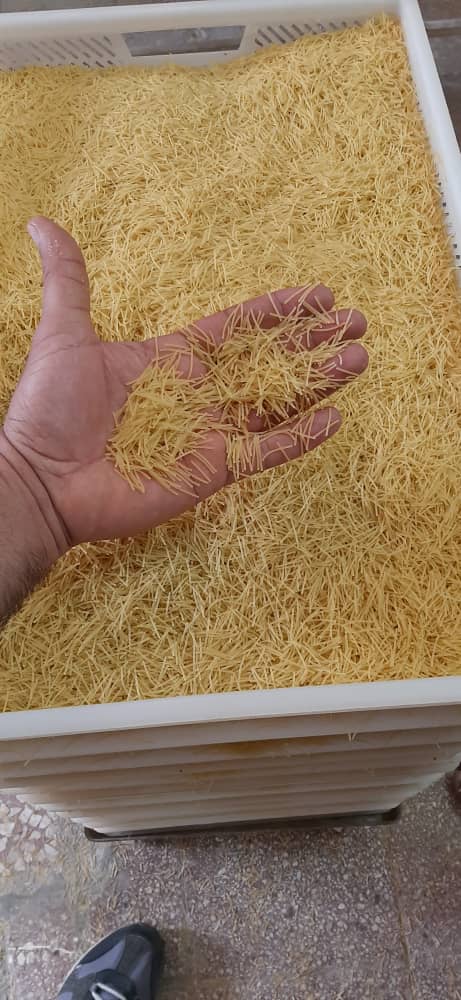 فروش رشته سوپی سوزنی و ورمیشل آشیانه ایی + مستقیم از کارخانه