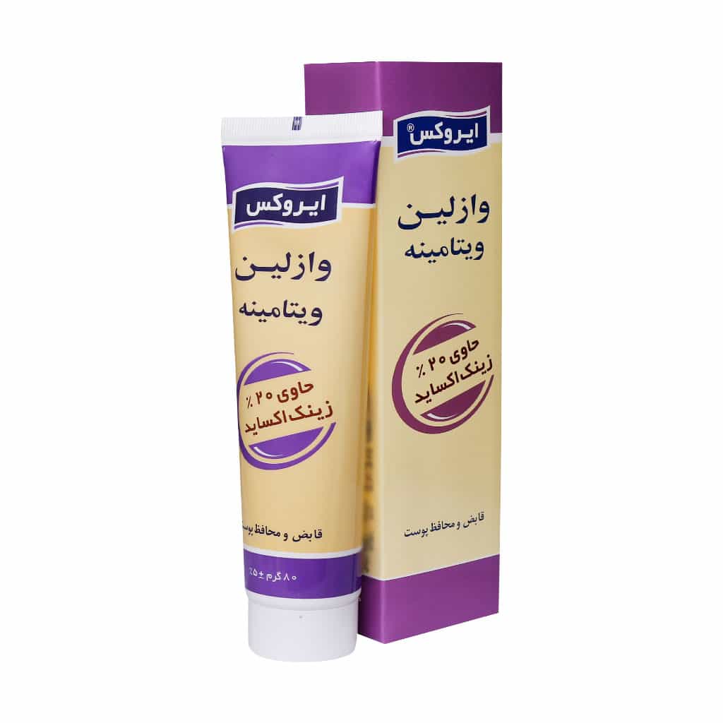 وازلین ویتامینه ایروکس محافظ و آبرسان روزانه
