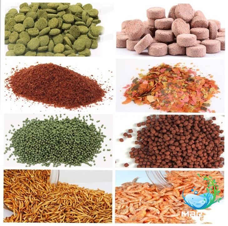 تصویر 2 از غذای ماهی جوبی ترکیبی از عناصر گیاهی و دریایی