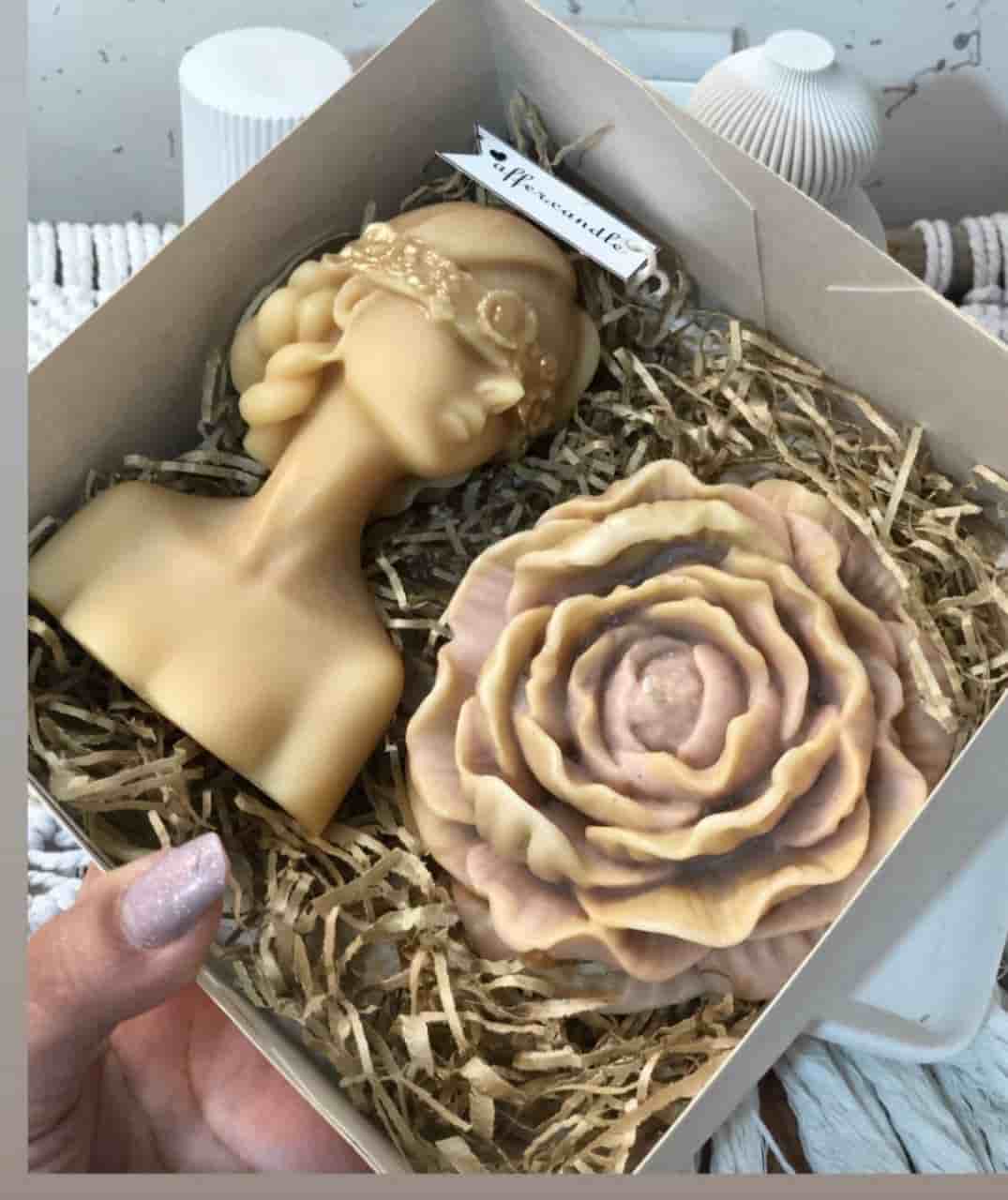 تصویر 1 از شمع گل رز شیک و خاص برای تزیین منزل