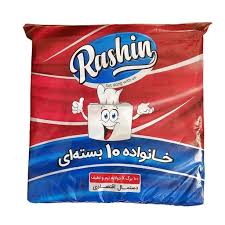 تصویر 2 از دستمال کاغذی اقتصادی راشین مقاوم در برابر پارگی و استفاده آسان