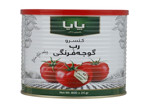 رب گوجه فرنگی پاستوریزه با ماندگاری پایدار و کیفیت عالی