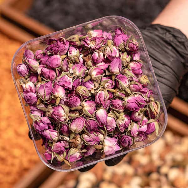 تصویر 3 از غنچه گل محمدی خشک با عطر دلنشین و ماندگار