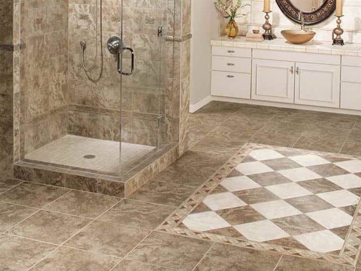 سرامیک کف سرویس بهداشتی ضد رطوبت با طراحی خاص