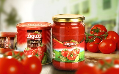 رب گوجه فرنگی دماوند در بسته بندی استاندارد