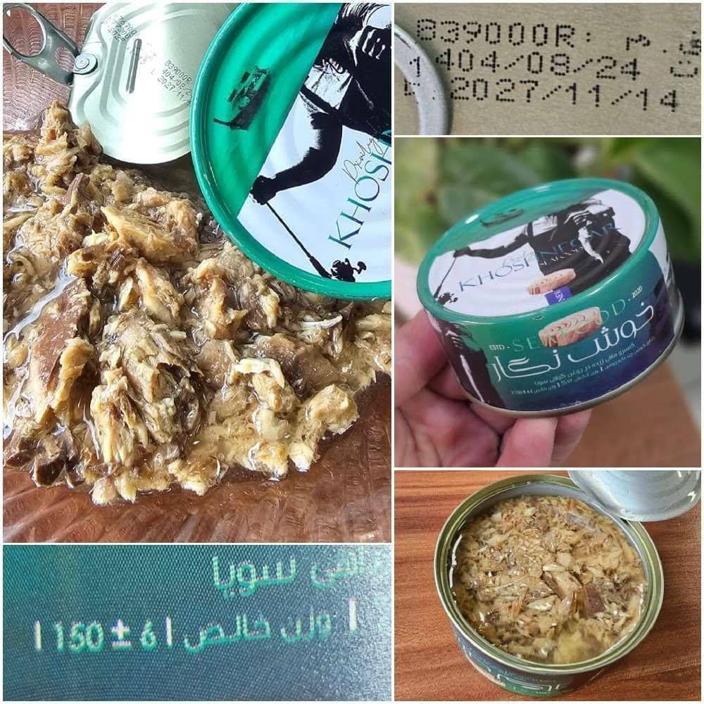فروش عمده و اقتصادی تن ماهی خوش نگار سبز