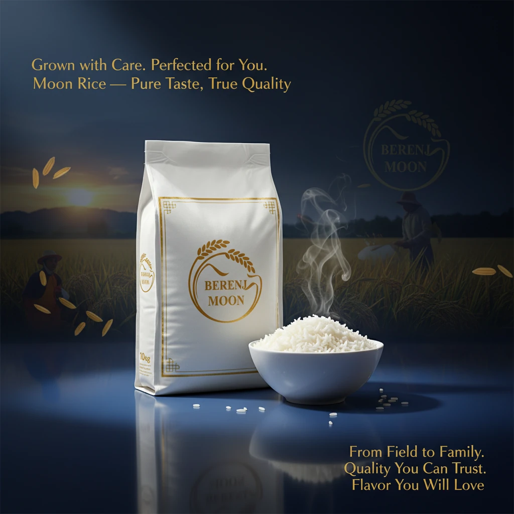 خرید برنج ایرانی باکیفیت برای مصرف خانگی + برند موون (Moon Rice)