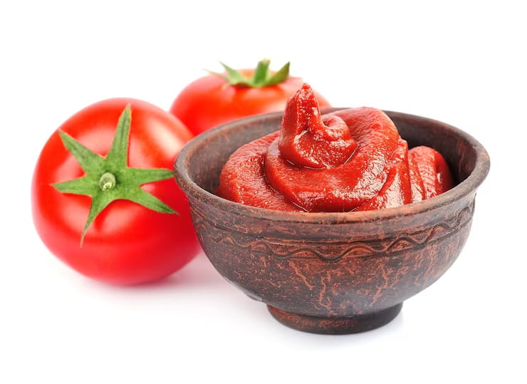 تصویر 4 از رب گوجه فرنگی سنتی با رنگ دهی طبیعی در پخت
