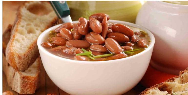 کنسرو لوبیا گیاهی مناسب وعده اصلی