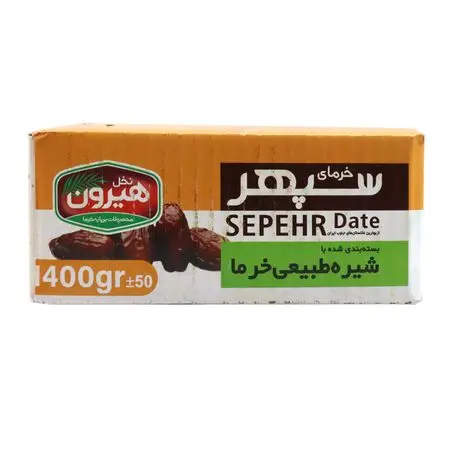 تصویر 2 از خرما کبکاب سپهر هیرون با شیره طبیعی