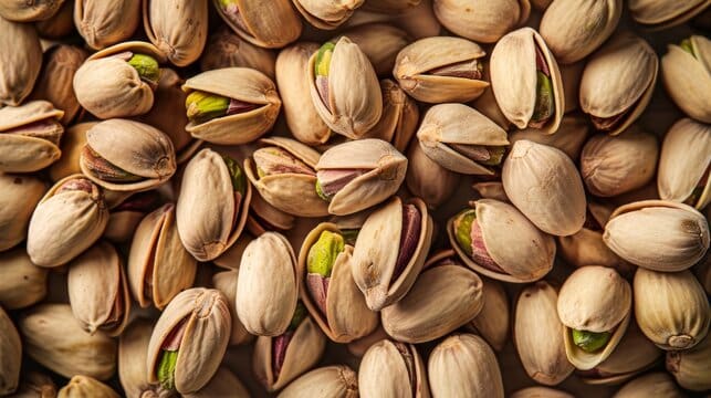 تصویر 1 از پسته اکبری دستچین زعفرانی با رنگ و عطر طبیعی