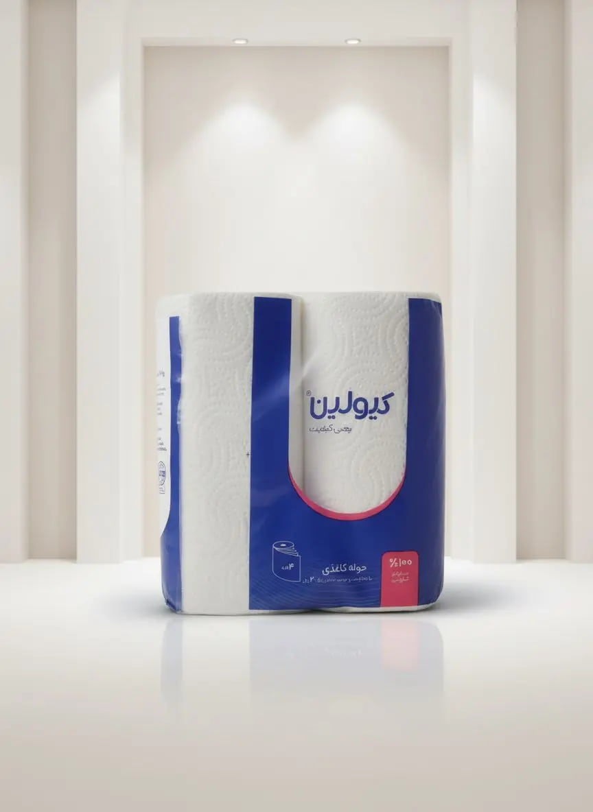 تصویر 2 از دستمال کاغذی کیولین با طراحی شکیل و مدرن