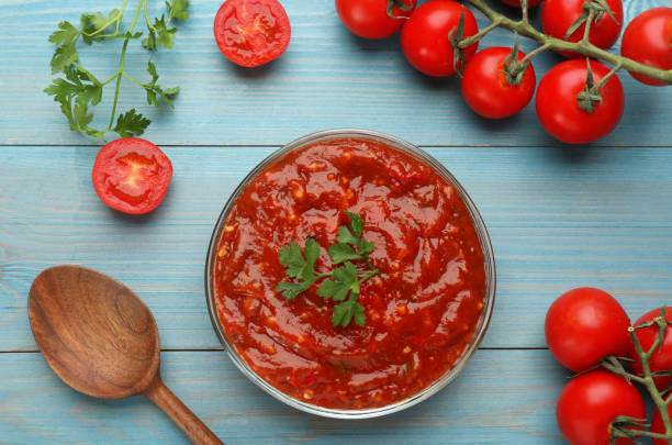 تصویر 2 از رب گوجه فرنگی اسبق با نمک و ادویه طبیعی مناسب غذا های محلی