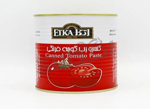 رب گوجه فرنگی اتکا با درب پیچی و قوطی آسان باز شو