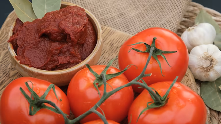 تصویر 4 از رب گوجه‌ فرنگی جلوه با نمک دریا طبیعی با گوجه تازه و رسیده