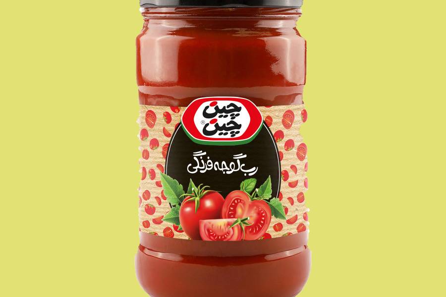 رب گوجه‌ فرنگی چین چین 700 گرمی با بسته بندی تمام استریل