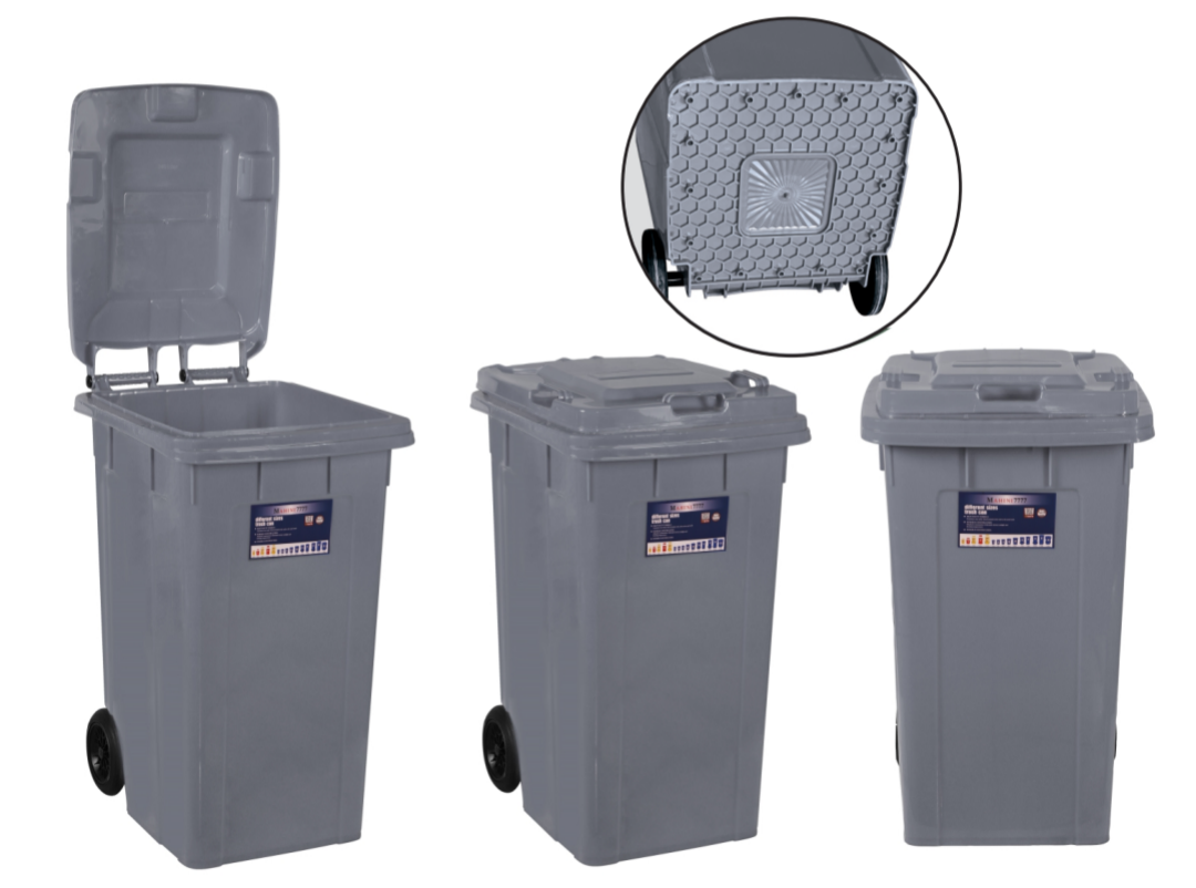 خرید سطل آشغال 240 لیتری پلاستیکی در دبی