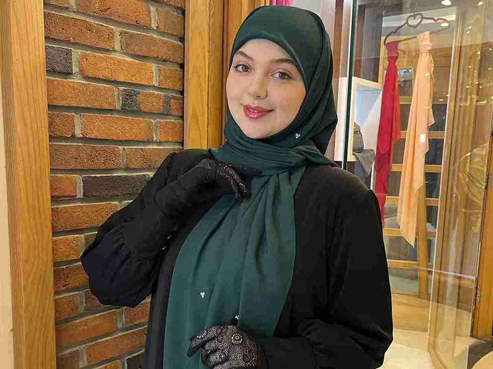 تصویر 2 از خرید روسری نگیندار حریر + قیمت عالی باکیفیت