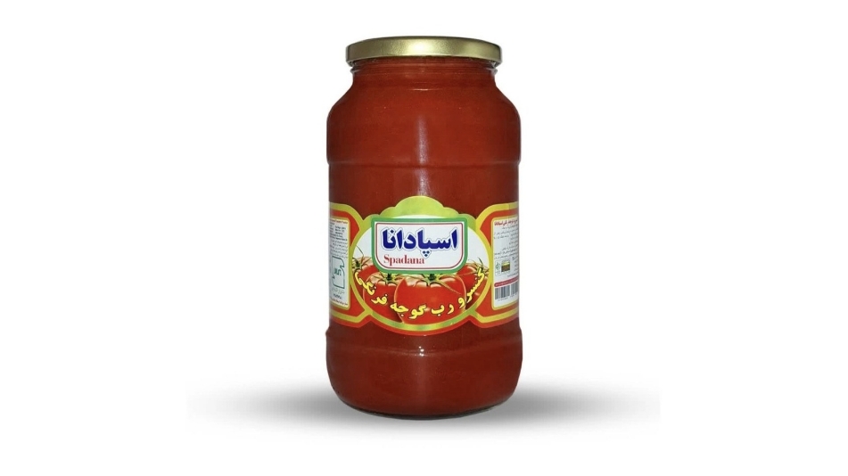 رب گوجه فرنگی اسپادانا ارگانیک با گواهی استاندارد ملی