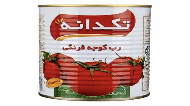 رب گوجه‌ فرنگی تکدانه با گوجه فرنگی تازه بدون افزودنی و نگهدارنده
