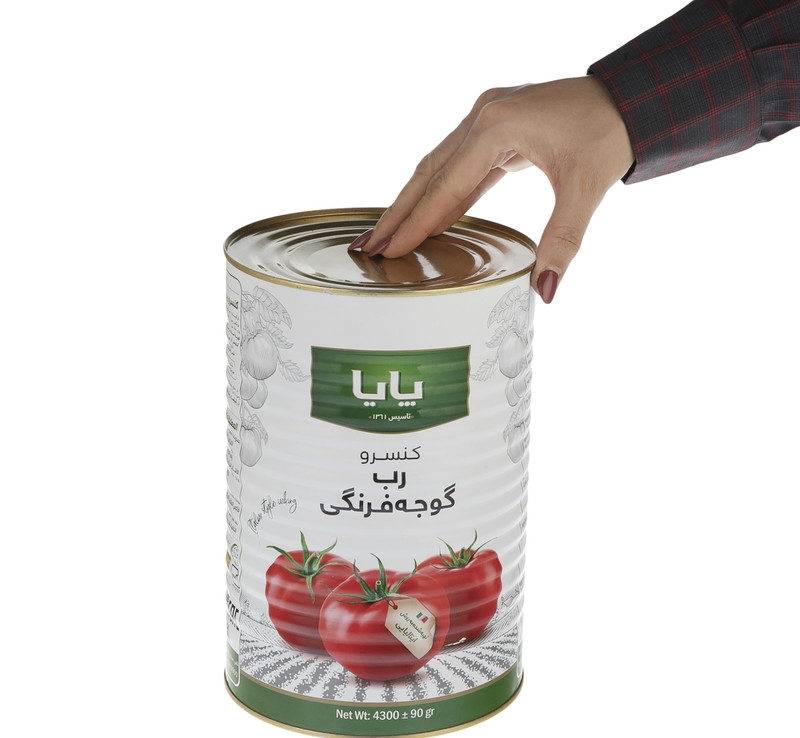 رب گوجه فرنگی پایا ارگانیک با رنگ طبیعی بدون مواد افزودنی