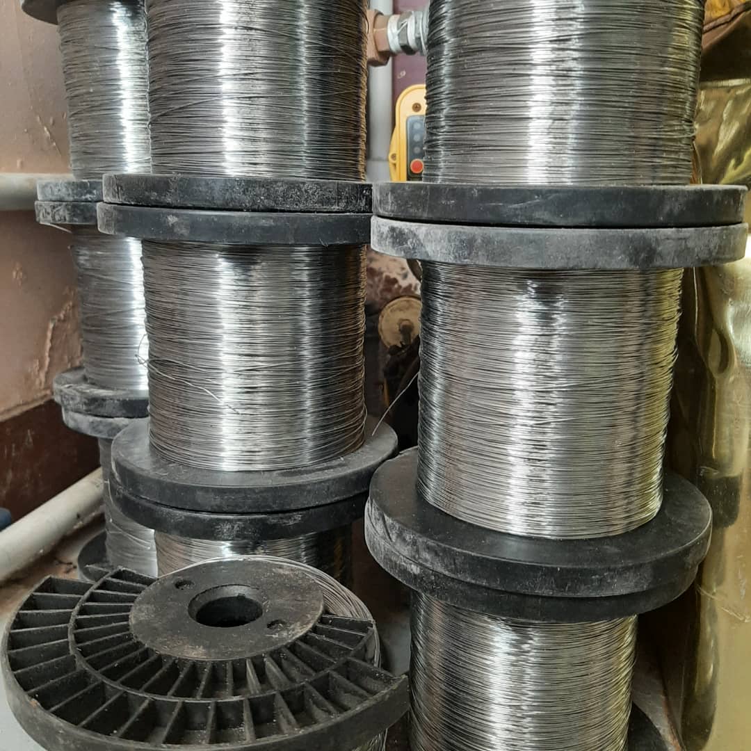 تصویر 1 از قرقره سیم مفتول نازک بدون روکش قلع اندود