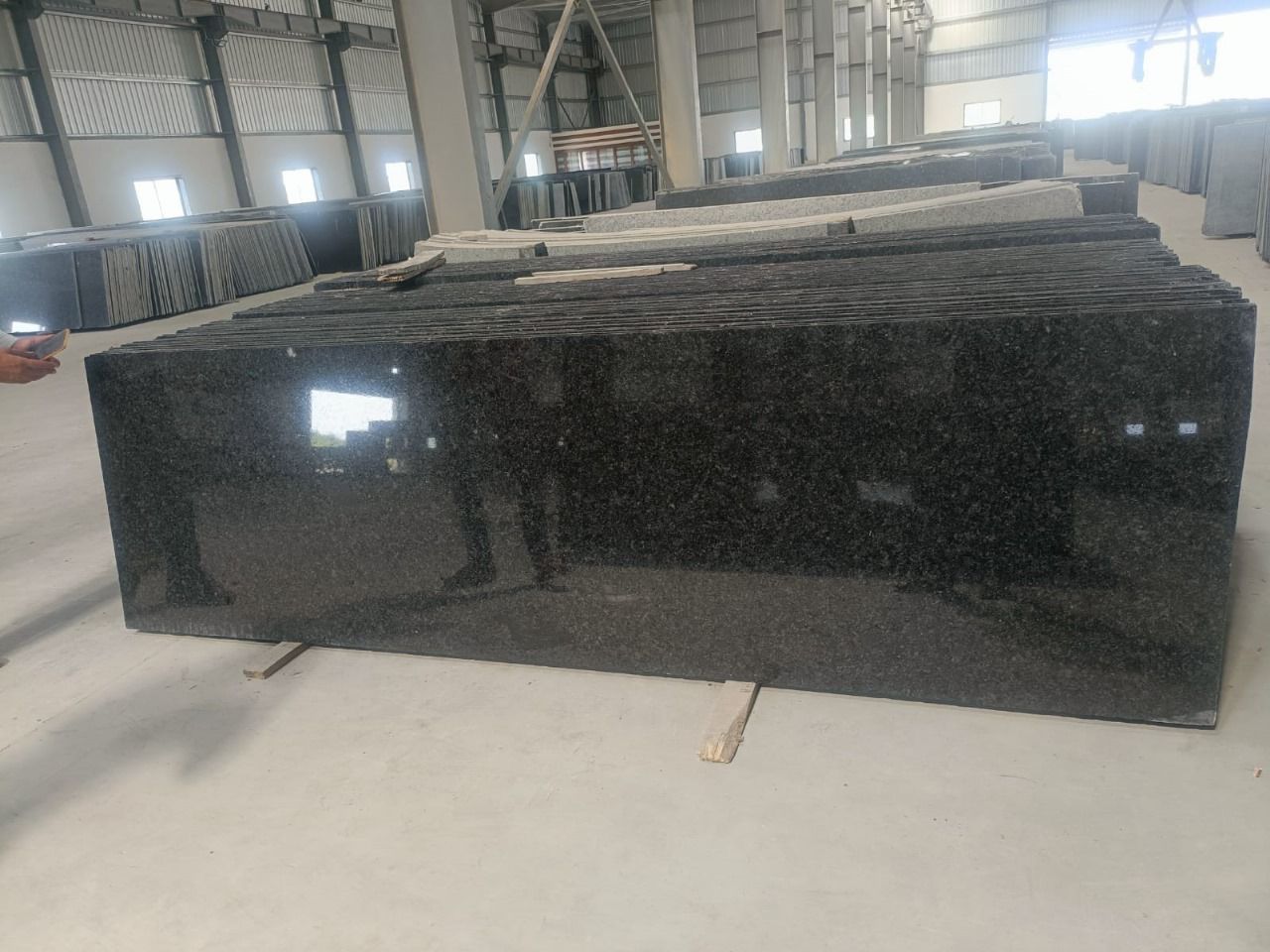 تصویر 1 از سنگ مرمریت عقیق مشکی با کیفیت بالا و زیبایی خیره کننده