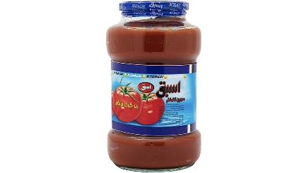 رب گوجه‌ فرنگی اسبق با بسته بندی در محیط استریل و پاستوریزه
