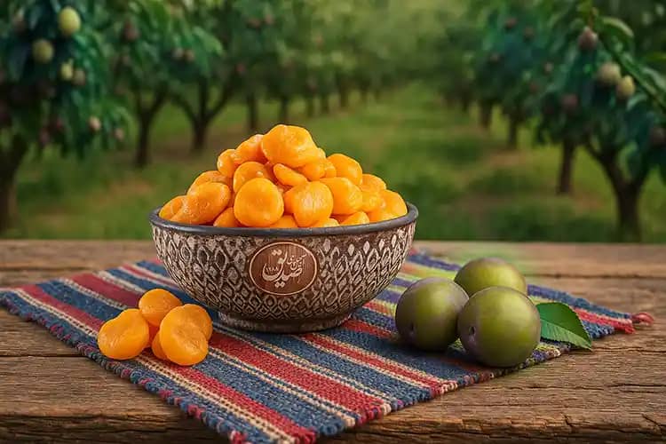آلو بخارا بدون پوست پوست گیری کامل برای کاربرد آسان