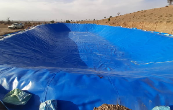 تصویر 2 از ورق ژئوممبران ابی کاربرد تخصصی پوشش مخازن صنعتی بزرگ