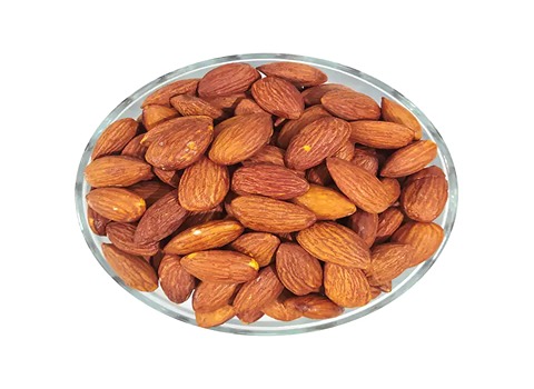 بادام درختی بوداده ممتاز با طعم ملایم و خوش‌ خوراک